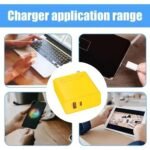 ⁦Chargeur Ultra Rapide USB PD 2 en 1 Type C 200W – شاحن سريع بقدرة 200 واط⁩ - الصورة ⁦4⁩