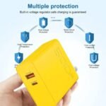 ⁦Chargeur Ultra Rapide USB PD 2 en 1 Type C 200W – شاحن سريع بقدرة 200 واط⁩ - الصورة ⁦5⁩