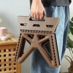 ⁦Tabouret Pliable et Portable idéal pour camping et sorties PM – كرسي خرجات قابل لطي⁩ - الصورة ⁦3⁩