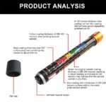 ⁦Testeur d’épaisseur de peinture avec échelle de pointe magnétique pour voitures⁩ - الصورة ⁦6⁩