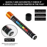 ⁦Testeur d’épaisseur de peinture avec échelle de pointe magnétique pour voitures⁩ - الصورة ⁦5⁩