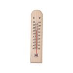 ⁦thermomètre en bois pour intérieur ou extérieur 25cm⁩ - الصورة ⁦2⁩