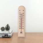 ⁦thermomètre en bois pour intérieur ou extérieur 25cm⁩ - الصورة ⁦3⁩
