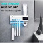 ⁦Support de Brosse à Dents UV avec Distributeur Dentifrice⁩ - الصورة ⁦3⁩