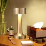 ⁦lampe de table LED avec capteur tactile et 3 modes d’éclairage à intensité variable – مصباح ديكور⁩ - الصورة ⁦2⁩