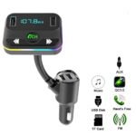 ⁦Transmetteur FM Voiture avec Affichage Numérique – مشغل الميديا في السيارة⁩ - الصورة ⁦2⁩