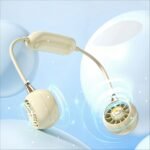 ⁦Ventilateur De Cou Rechargeable À 3 Vitesses DM68A – مروحة عنق⁩ - الصورة ⁦5⁩