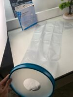 ⁦Housse de plâtre imperméable pour la douche, protection pour jambe adulte – غطاء عازل للمياه للرجل المكسورة كاملة⁩ - الصورة ⁦8⁩