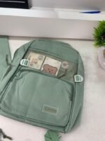 ⁦Ensemble de sacs d’école Kawai pour adolescents 4Pcs Guiyu V4 Vert – محفظة 4 قطع كاواي أخضر⁩ - الصورة ⁦3⁩