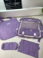 ⁦Ensemble de sacs d’école Kawai pour adolescents 4Pcs V3 CLBD Mauve – محفظة 4 قطع كاواي بنفسجي⁩ - الصورة ⁦5⁩
