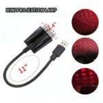 ⁦Double Projecteur Étoilé LED pour Intérieur de Voiture USB – إضاءة سقف السيارة⁩ - الصورة ⁦2⁩