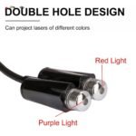 ⁦Double Projecteur Étoilé LED pour Intérieur de Voiture USB – إضاءة سقف السيارة⁩ - الصورة ⁦3⁩