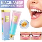 ⁦Dentifrice blanchissant à la niacinamide UTOGRU Triple action blanchissante – معجون تبييض الأسنان⁩ - الصورة ⁦7⁩