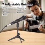 ⁦V8 Externe Live Carte Son avec Microphone Set – بطاقة صوت مع ميكروفون للتسجيلات الصوتية⁩ - الصورة ⁦4⁩