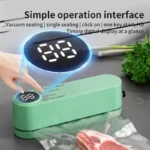 ⁦Mini scelleuse sous vide et Extracteur d’air portable 60 kPa avec 3 niveaux de température – جهاز تفريغ الهواء وغلق الأكياس⁩ - الصورة ⁦5⁩
