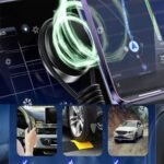 ⁦Support de téléphone double face ventouse électrique – حامل هواتف مغناطيسي⁩ - الصورة ⁦7⁩