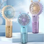 ⁦Humidificateur et Ventilateur Portatif avec Batterie Rechargeable USB 2en1 – مروحة ومعطر جو⁩ - الصورة ⁦3⁩