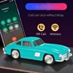 ⁦Haut-parleur audio Bluetooth sans fil En forme de Voiture Vintage , Carte mémoire , appels , AUX , Clé USB , FM RADIO⁩ - الصورة ⁦5⁩