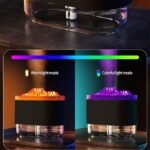 ⁦Humidificateur Volcano et Diffuseur de flamme Colorée 300ml – معطر جو على شكل بركان⁩ - الصورة ⁦4⁩