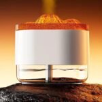 ⁦Humidificateur Volcano et Diffuseur de flamme Colorée 300ml – معطر جو على شكل بركان⁩ - الصورة ⁦2⁩