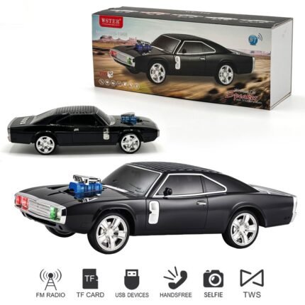 Voiture Haut-Parleur Bluetooth Sans Fil Rechargeable WSTER CAR 1968 – سيارة مكبر صوت بلوتوث لاسلكي