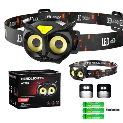 Lampe frontale à LED en Forme de Hibou WT209 – مصباح رأس على شكل بومة