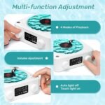 ⁦Lecteur Vinyle Sans Fil Bluetooth avec Effet Lumineux RVB – مكبر صوت بلوتوث⁩ - الصورة ⁦4⁩