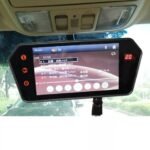 ⁦Rétroviseur de voiture écran LCD 7 pouces bluetooth, température⁩ - الصورة ⁦3⁩