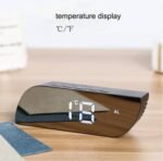 ⁦Réveil numérique intelligent horloge à affichage numérique miroir avec lumière LED⁩ - الصورة ⁦2⁩