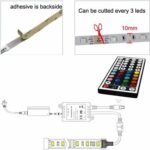 ⁦5M Bandes LED RGB 12V pour éclairage intérieur et extérieur⁩ - الصورة ⁦5⁩