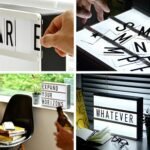 ⁦LED MESSAGE LIGHT BOX -Noir et Blanc⁩ - الصورة ⁦2⁩