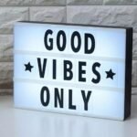 ⁦LED MESSAGE LIGHT BOX -Noir et Blanc⁩ - الصورة ⁦5⁩