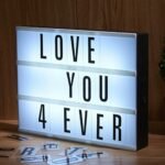 ⁦LED MESSAGE LIGHT BOX -Noir et Blanc⁩ - الصورة ⁦6⁩