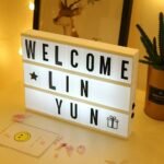 ⁦LED MESSAGE LIGHT BOX -Noir et Blanc⁩ - الصورة ⁦7⁩