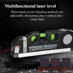 ⁦Niveau Laser 4en1 Fixit Level pro 3 Outil de musure Polyvalent Ruban De 8 Pieds⁩ - الصورة ⁦5⁩