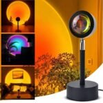 ⁦Projecteur de coucher de soleil rotatif à 180 ° USB décoration murale⁩ - الصورة ⁦4⁩