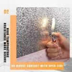 ⁦Autocollant d'aluminium auto-adhésif 5M Anti-l'huile pour cuisine⁩ - الصورة ⁦5⁩