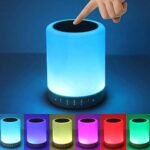 ⁦Haut-parleur Bluetooth + veilleuse tactile LED colorée /AUX / TF CART/USB⁩ - الصورة ⁦2⁩