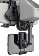 ⁦Support smartphone réglable pour rétroviseur de voiture 360 degrés⁩ - الصورة ⁦3⁩