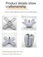 ⁦Ampoule RGB pliante haut-parleur Bluetooth, télécommande E27,48W⁩ - الصورة ⁦8⁩