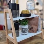 ⁦étagère en Bambou Décorative pour Salle de Bain, Livres⁩ - الصورة ⁦5⁩