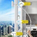 ⁦Outil de nettoyage de vitres à long manche télescopique – منظف زجاج خارجي⁩ - الصورة ⁦6⁩