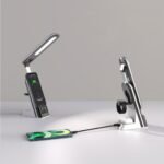 ⁦Réveil Multifonction Lampe de Table LED 15W Support de Chargeur sans Fil⁩ - الصورة ⁦2⁩