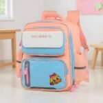 ⁦Sac à Dos Scolaire Orthopédique pour Enfants Xiao Wang Ya Rose- محفظة مدرسية للأطفال وردي⁩ - الصورة ⁦2⁩