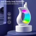 ⁦Humidificateur antigravité et haut-parleur Bluetooth RGB en forme de goutte d’eau – معطر جو ومكبر صوت⁩ - الصورة ⁦3⁩