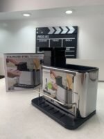 ⁦Distributeur de savon et organisateur d’accessoires pour cuisine – موزع صابون ومنظم أدوات المطبخ 2في1⁩ - الصورة ⁦7⁩