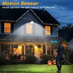 ⁦Lampe murale solaire avec détecteur de mouvement et guirlande lumineuse – مصباح خارجي بالطاقة الشمسية⁩ - الصورة ⁦3⁩
