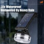 ⁦Lampe murale solaire avec détecteur de mouvement et guirlande lumineuse – مصباح خارجي بالطاقة الشمسية⁩ - الصورة ⁦6⁩