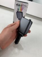 ⁦Chargeur Voiture 4en1 Rétractable 120W avec toit Starlight pour téléphones iOS et Android- شاحن سيارة متعدد المنافذ⁩ - الصورة ⁦10⁩