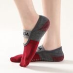 ⁦Paires Chaussettes de Yoga pour Femme Antidérapantes⁩ - الصورة ⁦2⁩